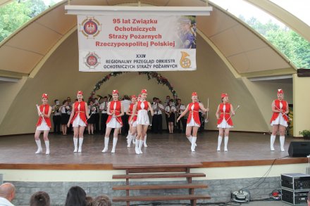 Pokazy parady marszowej OSP Besko