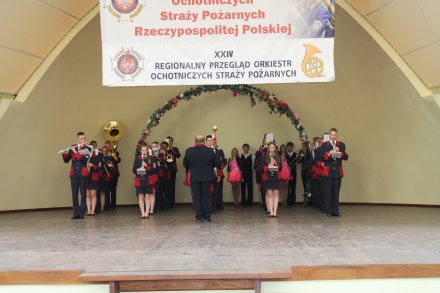 Pokazy parady marszowej OSP Lisków