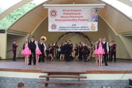 Pokazy parady marszowej OSP Lisków