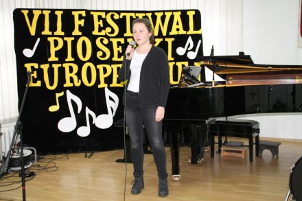 Uczestniczka VII Festiwalu Piosenki Europejskiej