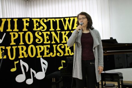 Uczestniczka VII Festiwalu Piosenki Europejskiej