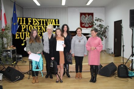 Nagrodzeni uczestnicy VII Festiwalu Piosenki Europejskiej