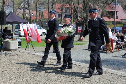 Delegacja wiślańskich OSP