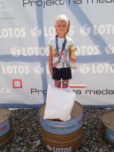 Najmłodsza zawodniczka Zosia Kobielusz