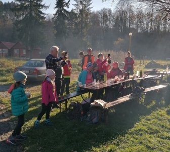 Uczestnicy XVII Rajdu ku Źródłom Wisły