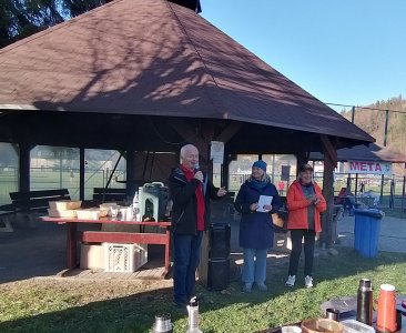 Uroczyste zakończenie rajdu