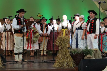 Obrzęd dożynkowy w Wiśle