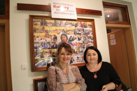 "Mistrz Tradycji" Łucja Dusek- Francuz z uczestniczką projektu Danutą Szarzec