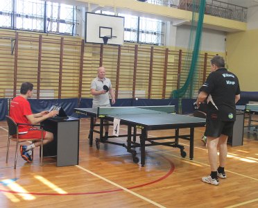 Mecz panów w kategorii 50+