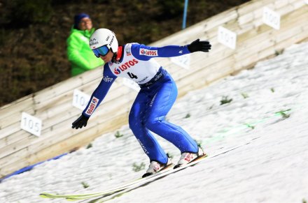 Fragment piątkowych kwalifikacji na Skoczni im.Adama Małysza
