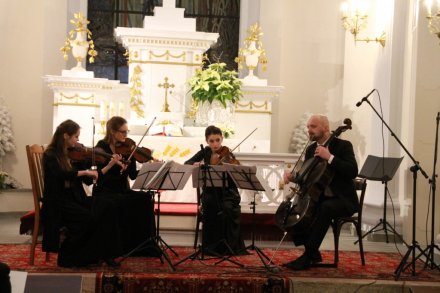 Fragment koncertu w wykonaniu Kwartetu"New Music Quartet"