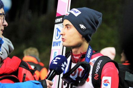 Fragment piątkowych kwalifikacji na Skoczni im.Adama Małysza