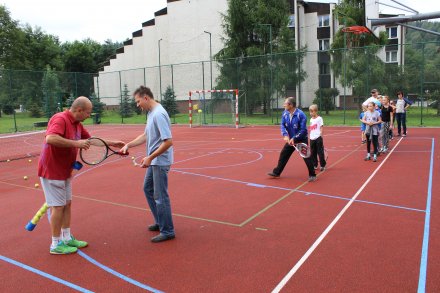 Zajęcia tenisowe w centrum Wisły