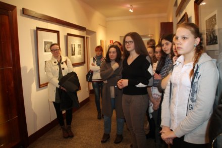 Uczestnicy wernisażu