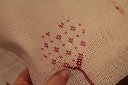 Zajęcia z haftu krzyżykowego