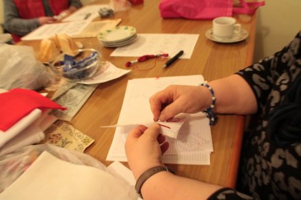 Zajęcia z haftu krzyżykowego