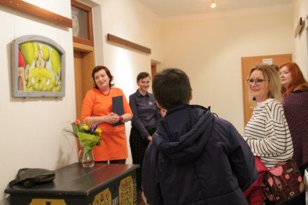 Uczestnicy wernisażu