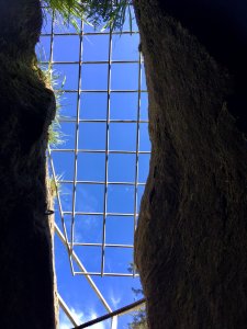 Widok z wnętrza jaskini