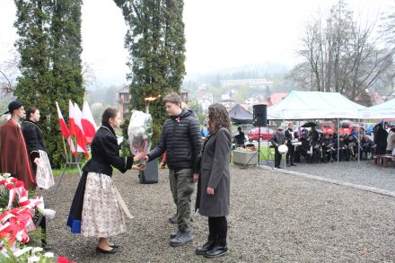 delegacja Zespołu Szkolno-Przedszkolnego nr 1 Wisła Głębce