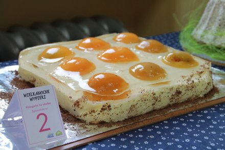 Nagrodzona potrawa-Sernik z "jajami"