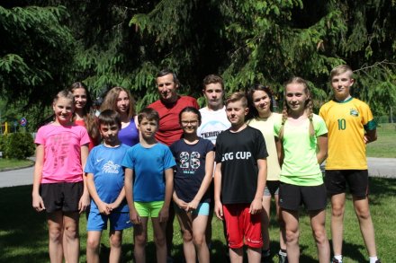 Narciarze sekcji biegowej Klubu