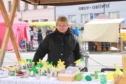 Członkini Stowarzyszenia "Grupa Twórców Wiślanie"