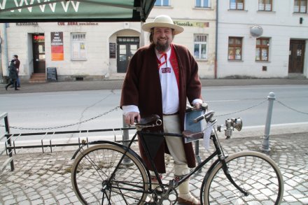 Wystawa starych rowerów podczas Jamarku w Jabłonkowie