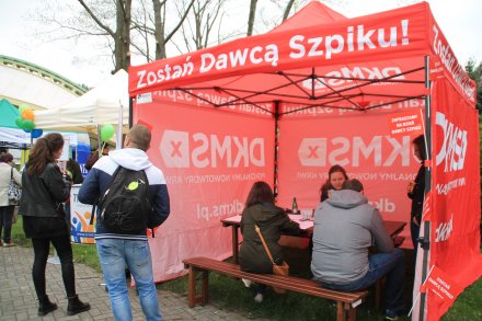 Stoisko rejestracji DKMS