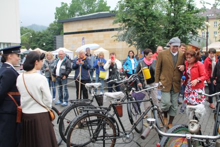 Uczestnicy rowerowego Rajdu Retro