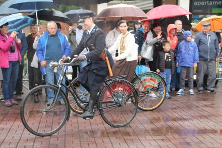 Start rowerowego Rajdu Retro