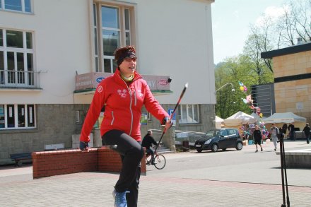 Rozgrzewka przed wycieczką Nordic Walking