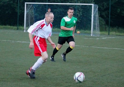 Otton Karas z FC Malinka w akcji