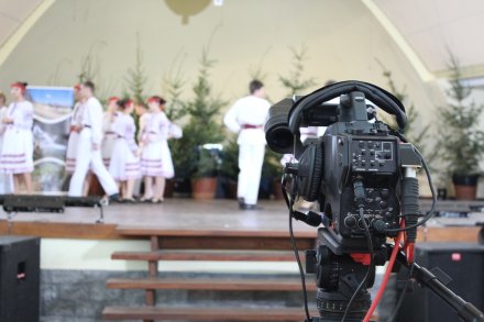 Zespół Gorgany ze Lwowa na scenie