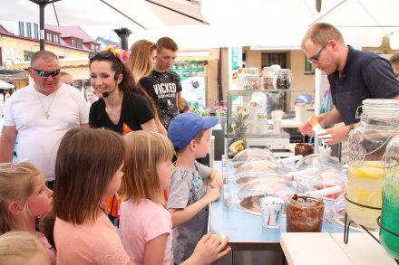 Zabawa na Wiślańskim rynku