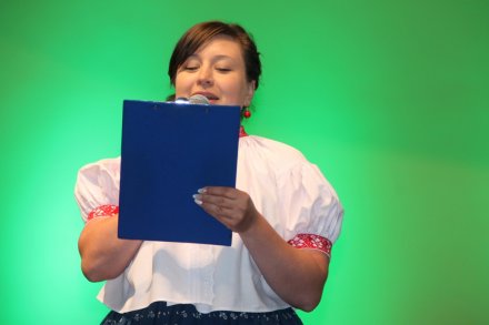 Prowadząca Przegląd Edyta Kukuczka