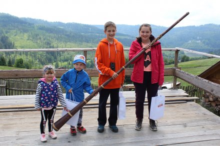 Najmłodsi uczestnicy konkursu gry na trombicie