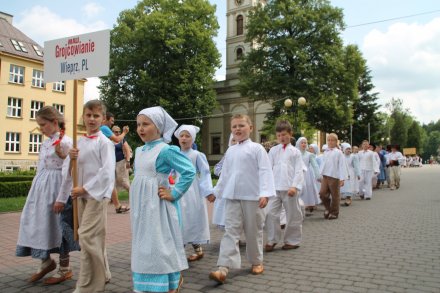 korowód ulicami Wisły