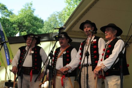 Występ grupy śpiewaczej Grónie z Wisły