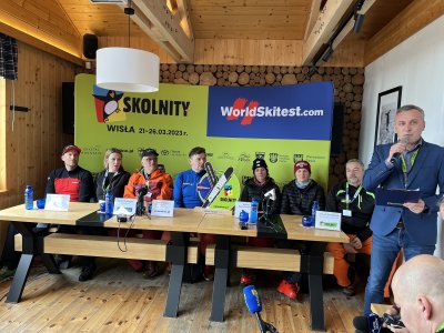 Konferencja prasowa World Skitest na Skolnitym