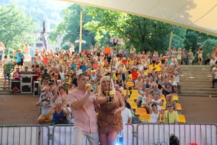 Wspólne selfie z publicznością