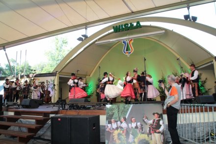 Tańce na scenie Amfiteatru im. Stanisława Hadyny