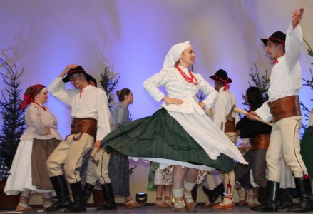 Fragment występu grupy "Ziemia Żywiecka"