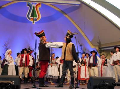 Fragment występu grupy "Ziemia Żywiecka"