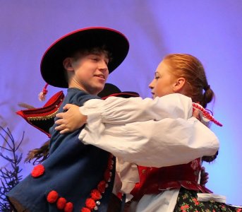 Fragment występu grupy "Ziemia Żywiecka"