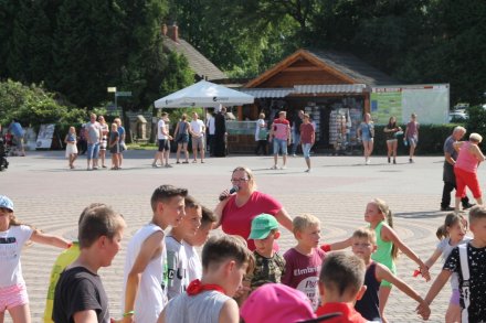 Nauka tańca góralskiego kolonistów