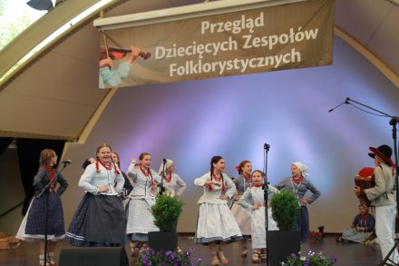 Fragment drugiego dnia 32. Przeglądu Dziecięcych Zespołów Folklorystycznych