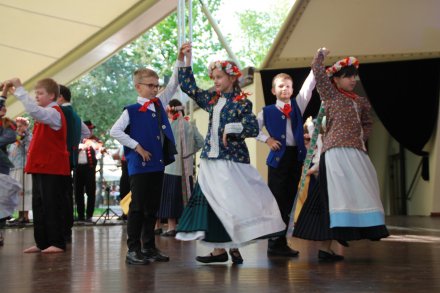 Fragment drugiego dnia 32. Przeglądu Dziecięcych Zespołów Folklorystycznych