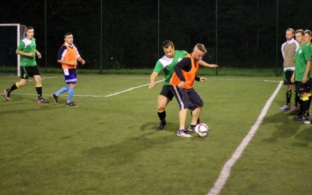 Fragment meczu Czarne Nadleśnictwo - Łabajów Young