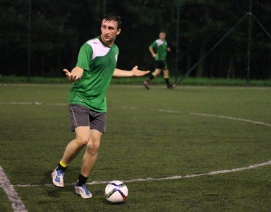 Fragment meczu Czarne Nadleśnictwo - Łabajów Young