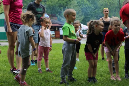 Najmłodsi przed startem kolejnej fali